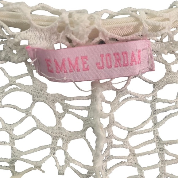 Emma Jordan white fish net pants S/M - Picture 3 of 5